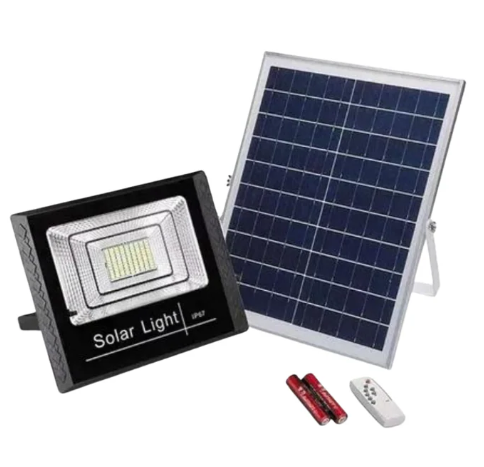 Proyector LED c/ Panel Solar