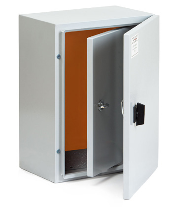 Tablero Metalico c/placa de montaje y puerta int